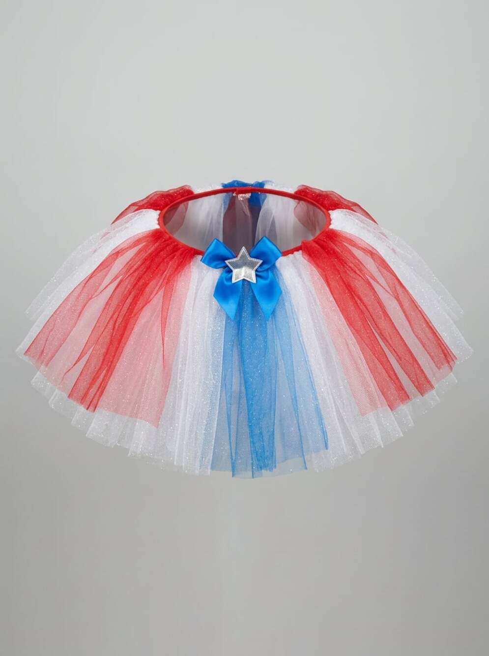 Amscan Red White And Blue Patriotic Tutu Skirt With Star Accent medium